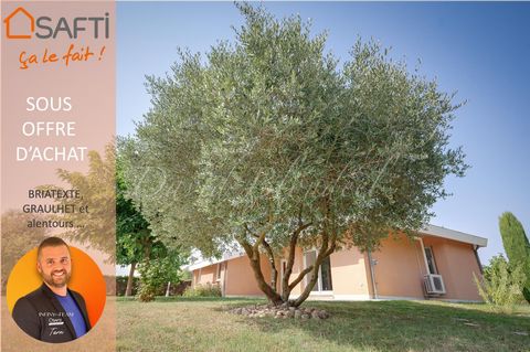 Maison architecte plain-pied 110m2 - LABESSIÈRE-CANDEIL