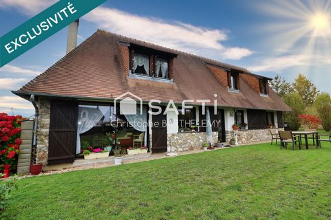 Belle demeure familiale 3/4 chambres sur sous-sol intégrale et 1890m2 de terrain 27370 MANDEVILLE