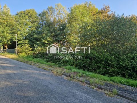 Terrain viabilisé de 1637 m²