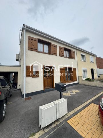 Secteur calme, semi-individuelle de 105m2, 3chambres, garage...
