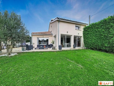 Villa familiale 4 chambres + bureau- piscine — Sainte-Euphémie / limite Saint-Didier-de-Formans