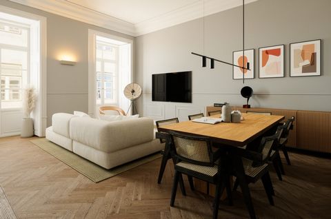 Bienvenue chez Sixgild Chiado C – Un projet moderne devenu réalité. Simplicité, haute qualité et harmonie décrivent parfaitement les différents appartements que le développement offre. Au cœur du centre-ville historique, ce bâtiment est né pour appor...