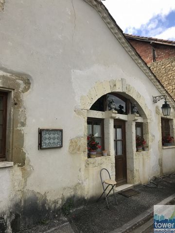 Beautiful and charming stone village house, with a pleasant garden with terrace of 400m2. Garage of 100m2 on land of 1400m2 with water and electricity. THE PRICE WITH THE GARAGE ON ITS 1400M2 PLOT IS 294000€ On the ground floor, a large living room o...
