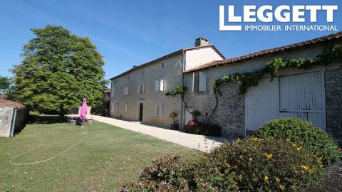 A14964 - This 1779 farmhouse is a real gem in the heart of the Charente countryside. With its authentic features and period charm, it invites you to discover an exceptional place to put down your suitcases. Part of the house is double glazed. This wi...