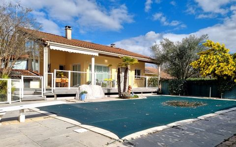 Cornebarrieu villa de plein pied de 170m2 avec piscine 11x5 sur 1600m2 totalement rénovée en 2010