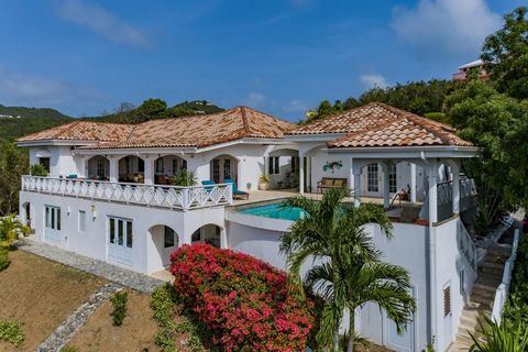 Experience the epitome of island living in this meticulously crafted and thoughtfully designed estate, where luxury and resilience come together seamlessly. Offering breathtaking views of Green Cay and the Caribbean Sea, this gated estate is highligh...