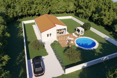 Location: Istarska županija, Tinjan, Kringa. ISTRIA, TINJAN - Prefab house with a swimming pool Today, Tinjan is an area that proudly preserves its history and traditions, whether it is about the symbols of this region, dry stone walls and puddles, m...