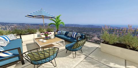 Welcome to Helios, an elegant residence of beautifully renovated apartments in a historical building in the hills behind Grasse, offering luxury living with concierge. Lot 9 is a beautiful 3 bedroom apartment, with panoramic views over the town, the ...