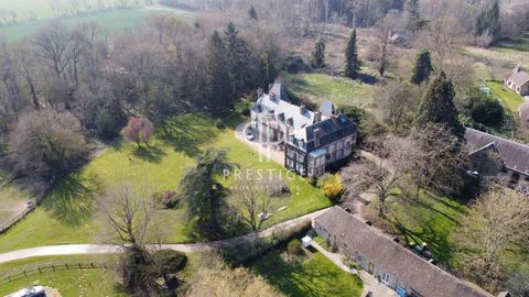 Full of character and charm and with a total of 14 bedrooms and bathrooms, this magnificent estate includes a 17th Century Chateau and is ideally situated in a quiet setting in Breteuil sur Iton, around 2 hours from Paris and less than 1h30 from Deau...