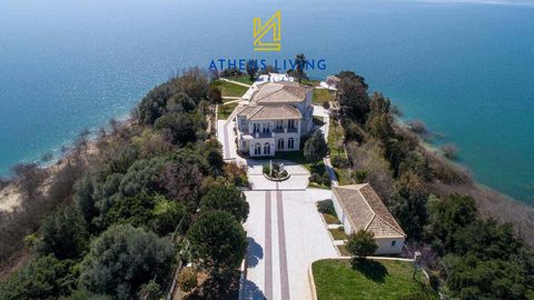 Step into a realm where luxury merges seamlessly with nature's embrace, unveiling a haven of unparalleled beauty in the heart of West Peloponnese. Here, amidst the serene shores of the Pinios River artificial lake, stands an opulent mansion, beckonin...