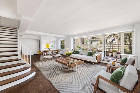 Duplex Living with a Magnificent Terrace Discover the epitome of Manhattan luxury living at 1025 Fifth Avenue. This timeless apartment boasts two bedrooms, 2.5 baths, and a truly breathtaking 325sf terrace with views overlooking East 84th Street. Thi...