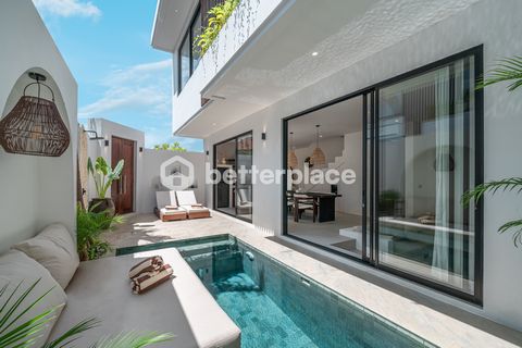 Embrace the laid-back charm of Canggu living in this exquisite two-bedroom villa in the heart of Batu Bolong. Spanning two floors, this contemporary gem boasts 2 luxurious bathrooms, including a convenient toilet downstairs. The modern tropical desig...