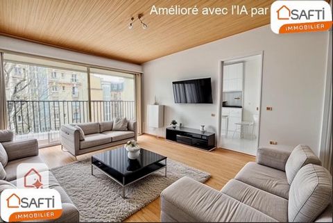 Paris 14th – Saint Jacques – T2 apartment with large balcony and renovation potential A stone's throw from the Glacière and Saint Jacques metro stations, come and discover this bright 50.69 m2 Carrez T2 on the 5th floor of a secure residence with car...