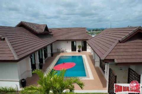 Set in the countryside in the heartland of Thailand’s golf district this development offers several designs to choose from all with an abundance of indoor and outdoor living space. Ranging from 3 Bedrooms, 2 Bathrooms with a walk-in closet, dining an...