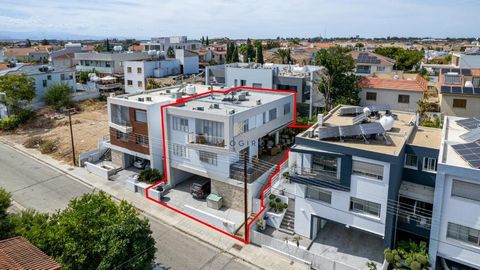 Located in Nicosia. The property is a three-storey house in Egkomi. It is located 125m from Makedonitissa’s 3rd Primary School and 350m from Saint Panteleimonas Church. It consists of a basement level including an office area, a kitchen, a living roo...