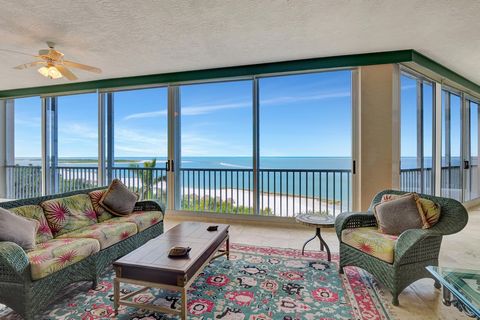 Rarely available and sought-after front unit in the prestigious Riviera and gated Hideaway Beach. Panoramic Gulf and beach views sweep through this 3-bedroom plus den, 3 bathroom condo with floor-to-ceiling water views from the main bedroom, living, ...