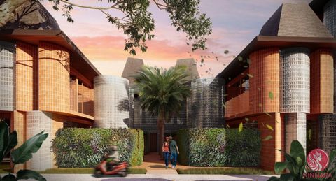 Exclusive residential complex located in the heart of Ubud, Bali. The project stands out with its unique architecture inspired by Balinese pottery traditions. The dynamic geometry of the facades and roofs harmoniously blends with the authentic atmosp...