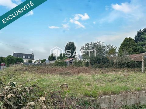 EXCLUSIVELY at SAFTI, flat building plot. In the town of Mousteru, just 9 minutes from Guingamp, quick access to the RN 12, nursery and primary school, local shops close to this ideal location in a quiet and pleasant area. Servicing will be your resp...