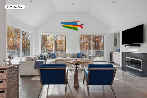 Nestled within the exclusive Georgica Estates community, this stunningly renovated, turn-key four-bedroom, four-bathroom condo offers the ultimate Hamptons lifestyle, combining luxury with convenience. Just minutes from East Hampton Village beaches a...