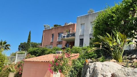 HYERES 83400 Chateaubriand Sector In a luxury condominium with swimming pool, 5 minutes from the city center and 8 kms from the beach, bus access on foot, come and discover this charming garden level apartment type 3 with a living area of 72.31 m² LC...