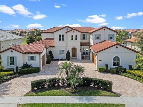 Welcome home to 15466 Panther Lake Dr, Winter Garden, FL 34787! Presenting the Maranello Spanish Colonial Estate, crafted by award-winning Toll Brothers, known for setting the standards for Luxury! Sellers extended the footprint and added niche featu...