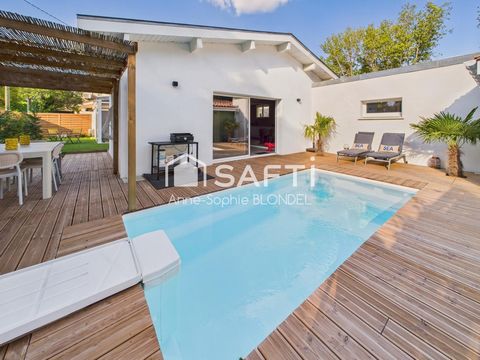 BORDEAUX CAUDERAN Maison de plain pied 3/4 chambres, piscine, parking