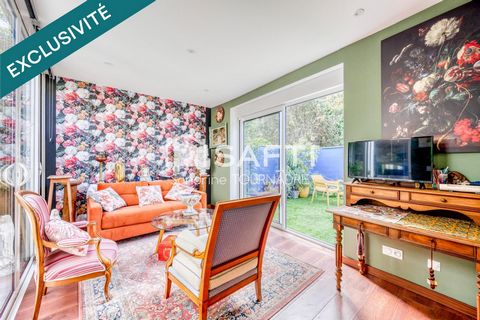 BORDEAUX CAUDERAN : Echoppe rénovée, 3 chambres, patio et extérieur, garage 30 m²