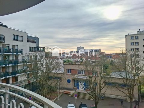 Appartement lumineux trois pièces au cœur du quartier Mairie de Romainville avec cave et parking