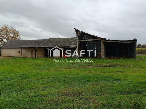 Terrain viabilisé de 4 071 m² + maison à réhabiliter