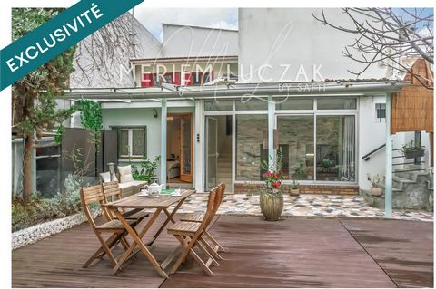 Charmante maison au calme avec terasse,2 parkings et potentiel-136m2 sur un terrain 240m2.